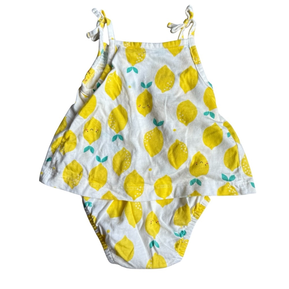 Carter's Yellow Lemon Print One Piece